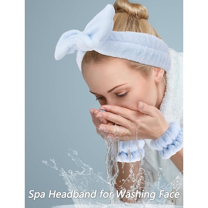 VELSCRUN 6 Pack Spa Headband, Makeup Headband, Face Wash Headbands, Skincare - Image 2