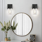 Plug in Wall Sconces, 2 Pack Wall Lamp, Rustic Plug in Wall Light Sconces - Image 2
