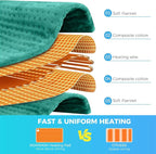 NOWWISH Heating Pad for Back, Period Cramps, 12x24 Inches Electric Throw - Image 2