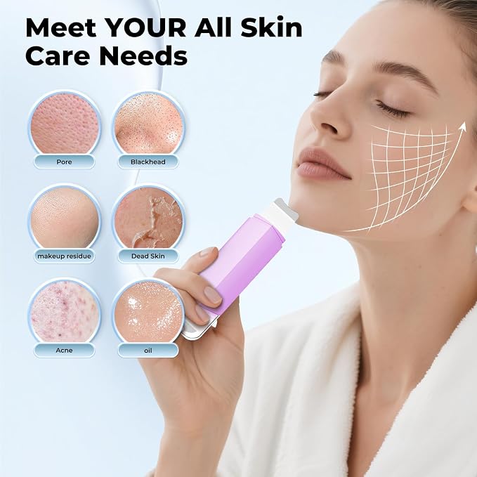 Blackhead Remover Tool Face Scrubber: PETYDOOT Double-Headed Face Spatula Skin - Image 6