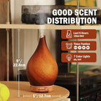 Porseme 150ml Essential Oil Diffuser Glass Color Changing Aroma Air Diffusers - Image 3