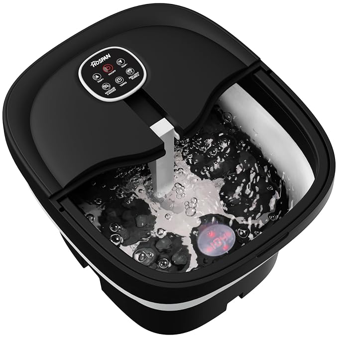 HOSPAN Collapsible Foot Spa Electric Rotary Massage, Foot Bath by HOSPAN