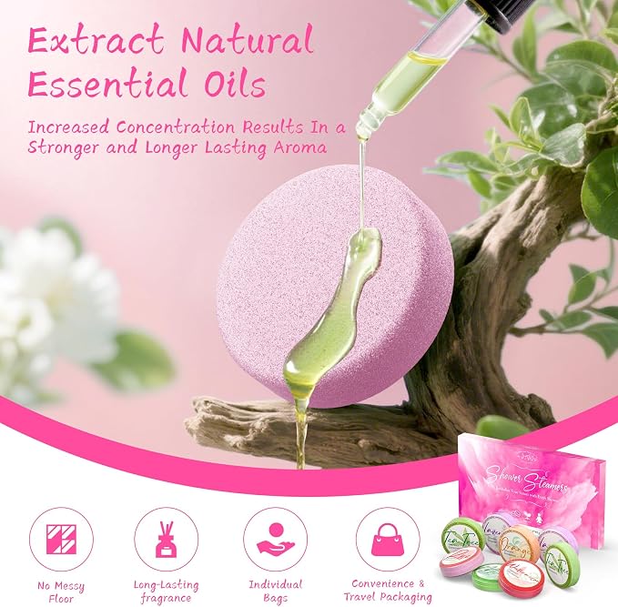 Shower Steamers Aromatherapy 8 Pack - Image 3