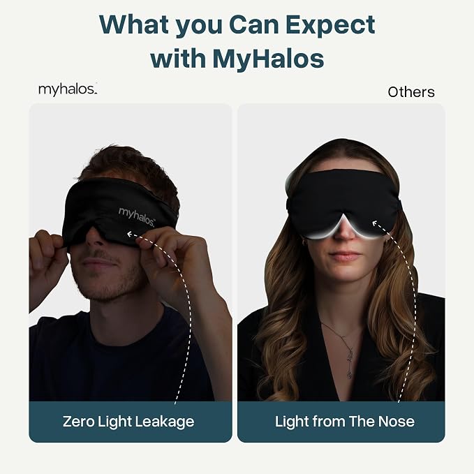 MyHalos 3D Mulberry Silk Sleep Mask - Image 7