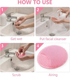 MCIGICM 20PCS Face Scrubber, Silicone Facial Cleansing Brush Face Exfoliator - Image 7