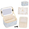 OCHEAL Makeup Bag With LED Mirror, Travel Makeup Bag With 3 Color Setting Light by OCHEAL