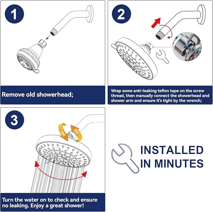 HOPOPRO 5-Mode High Pressure Shower Head - Image 7
