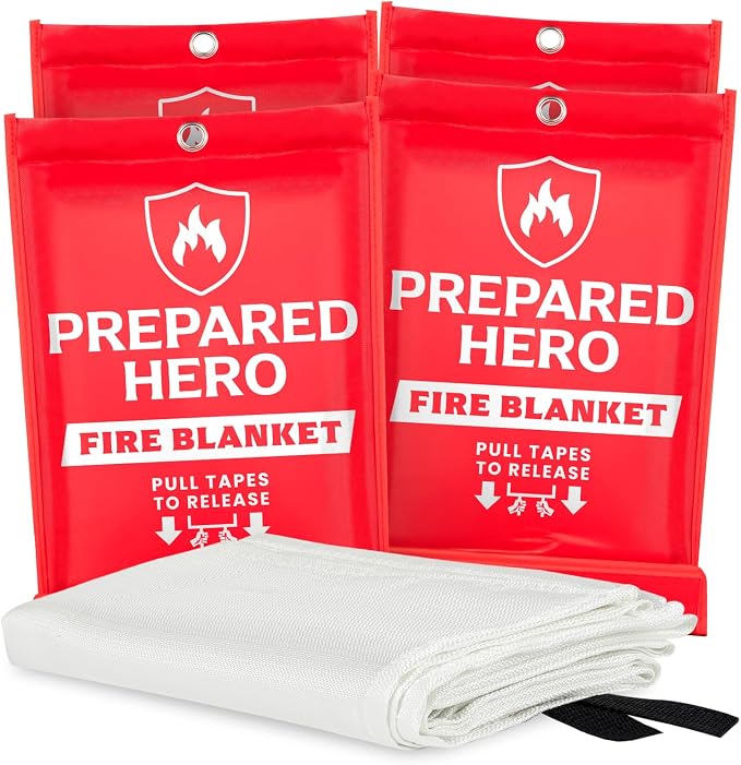 Prepared Hero Emergency Fire Blanket by PreparedHero