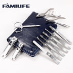 Manicure Kit, FAMILIFE Professional Manicure Set Nail Kit, 11 in 1 Stainless - Image 2
