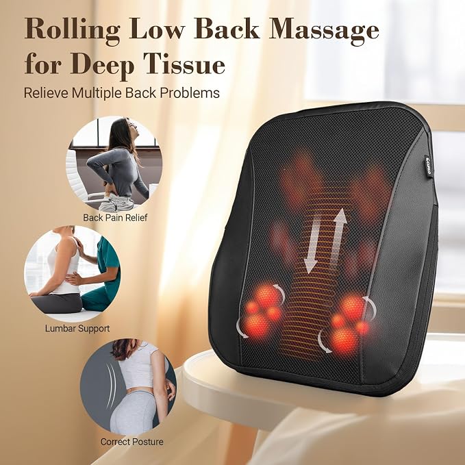 CuPiLo FSA Eligible Cordless Back Massager - Image 6