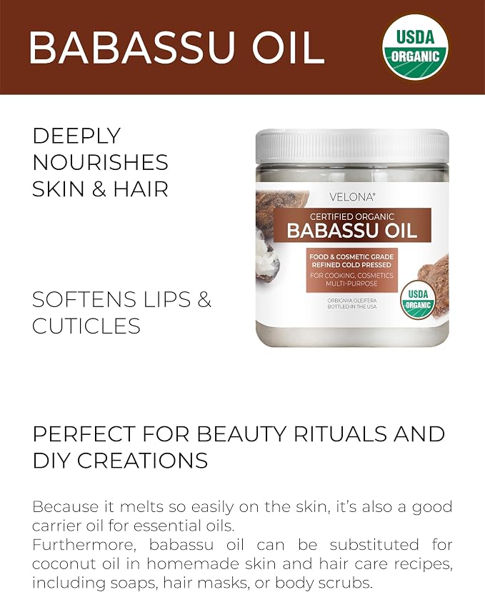 velona Babassu Oil USDA Certified Organic - Image 2
