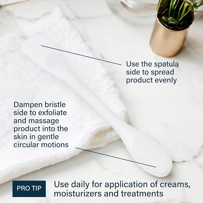 SKINN Pore Polishing Wand, Silicone Facial Cleansing Brush - Image 5