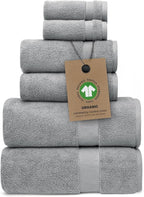 Alusa Home 100% Organic Zero-Twist Cotton Towels by AlusaHome