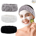 Microfiber Spa Headband 3-Pack, Soft Terry Cloth Headband by Unknown