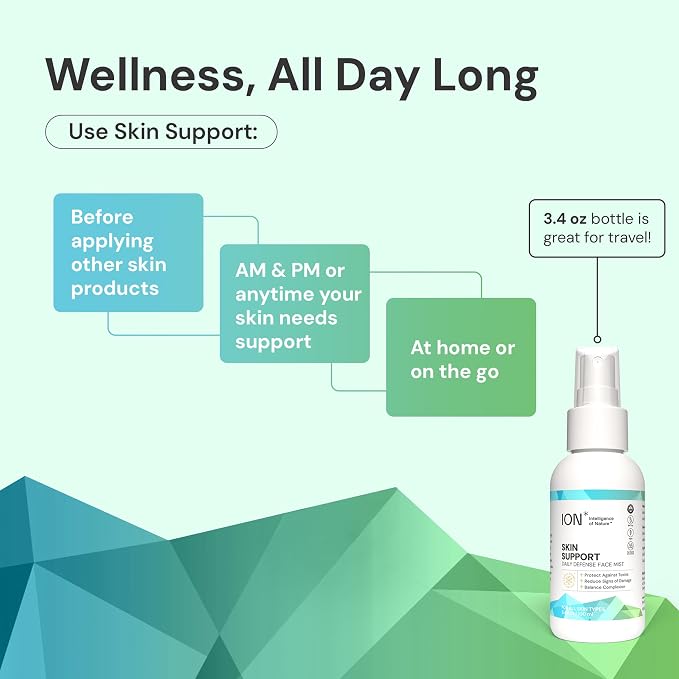 ION* Intelligence of Nature Skin Support Face Mist Hydrating Spray - Image 7