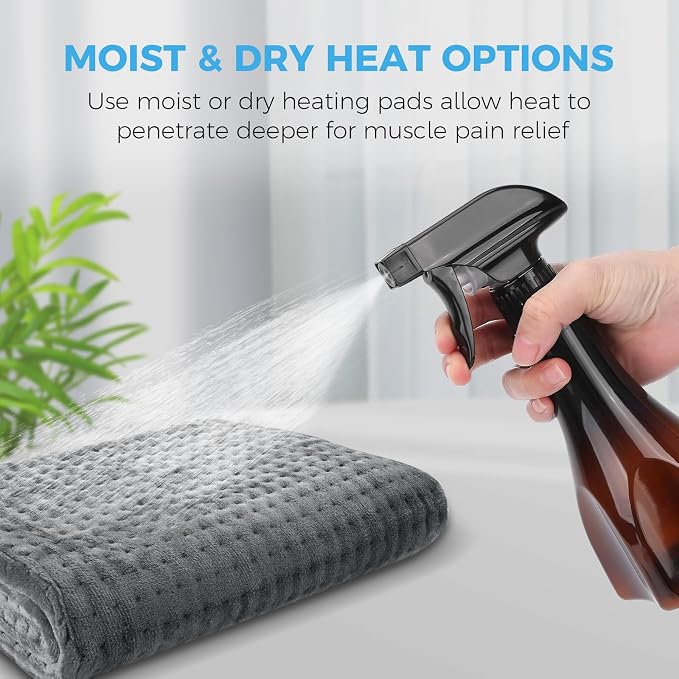NOWWISH Heating Pad for Back, Period Cramps, Neck and Shoulder, 12x24 Inches - Image 6