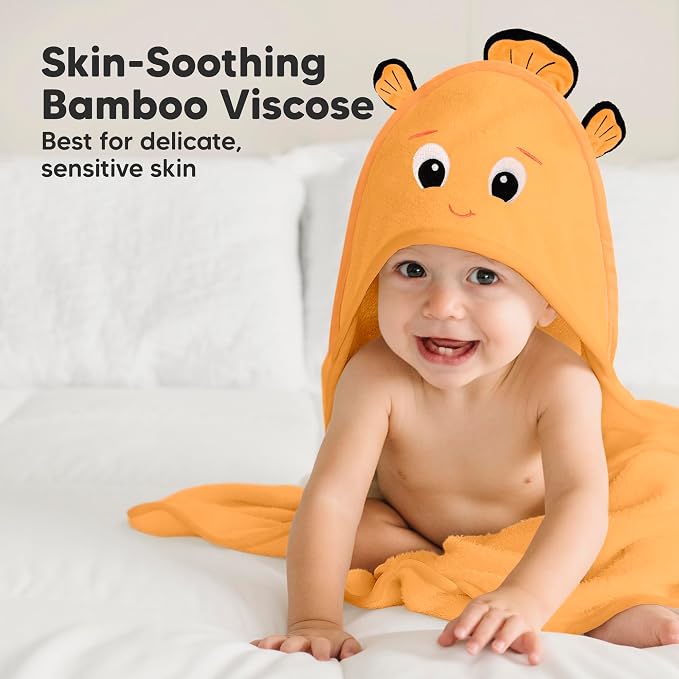 KeaBabies Hooded Baby Towel for Newborn - Image 3