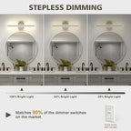 JUSHENG Brushed Nickel Vanity Lights - Image 3