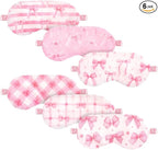 Cuffbow 6 Pack Plush Sleep Mask Set, Cute Plush Eye Masks by Cuffbow