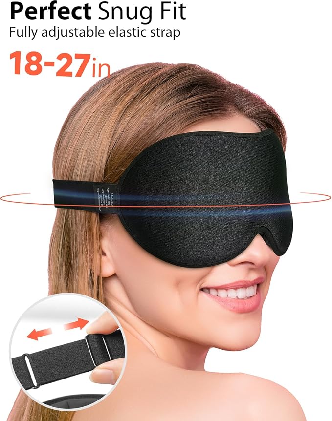 MABAO 2 Packs Weighted Sleep Mask - Image 7