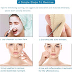 5PCS Blackhead Remover Comedone Extractor, Curved Blackhead Tweezers Kit - Image 9