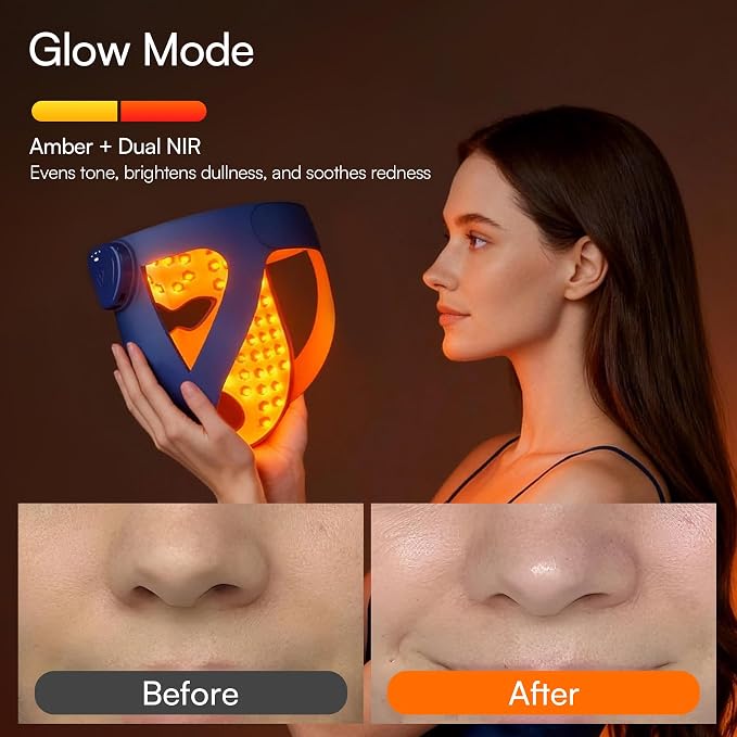 INIA Glow 4D Wireless Red Light Therapy Mask - Image 6