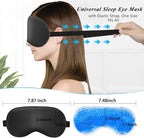 Eye Mask, Cooling Sleep Mask Gel Eye Mask - Image 4