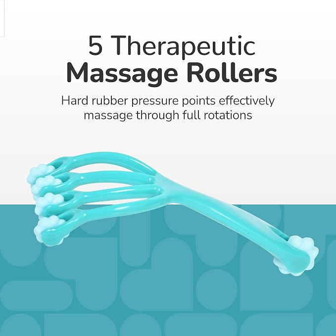 BioSwiss Claw Massage Roller, Handheld Muscle Massager - Image 4