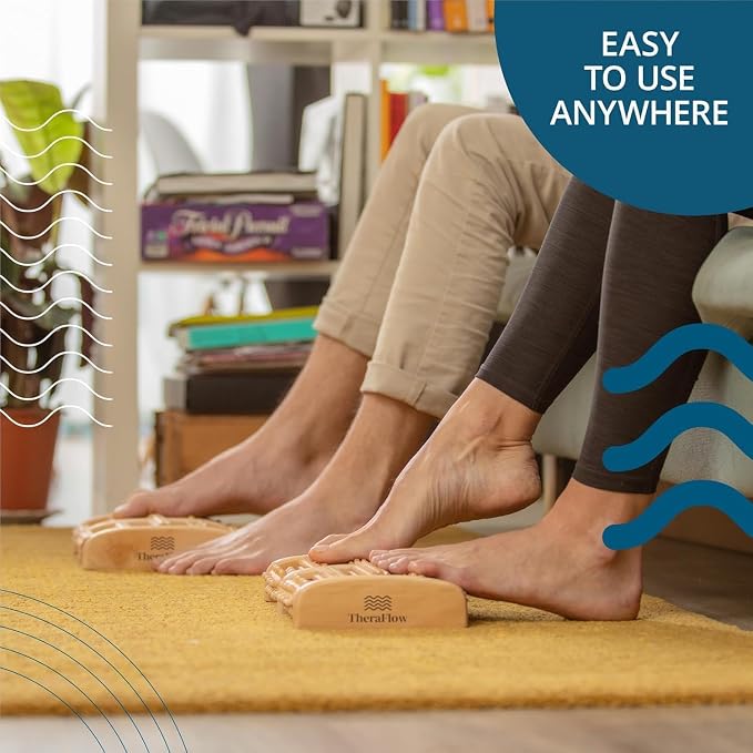 TheraFlow Foot Roller for Plantar Fasciitis Relief and Neuropathy Pain Relief - Image 8