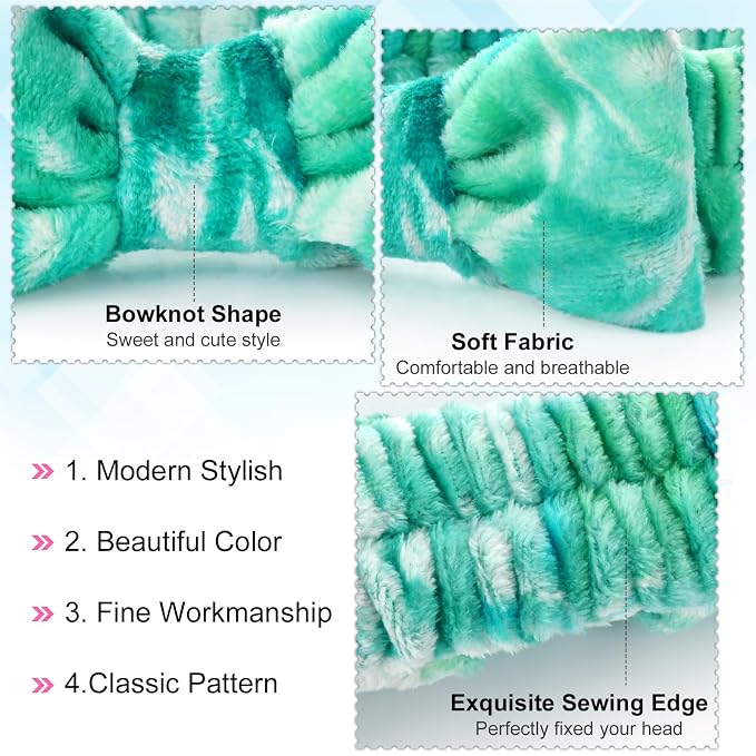 Wteehn 6pcs Headband and Wristband - Image 3