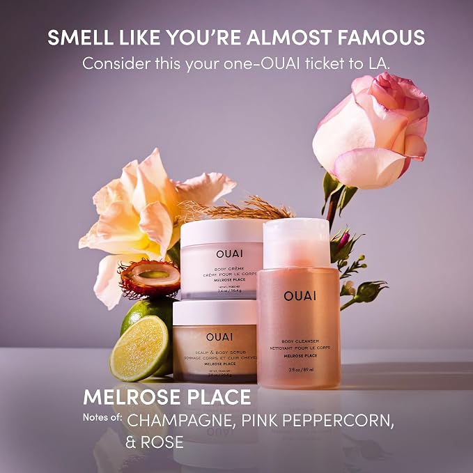 OUAI Scalp & Body Scrub Travel Size, Melrose Place - Image 2