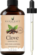 Handcraft Blends Clove Essential Oil – 1 Fl Oz – 100% Pure and Natural – by HandcraftBlends