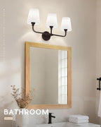 Bathroom Light Fixtures, 3-Light Oil Rubbed Bronze Vanity Lights - Image 6