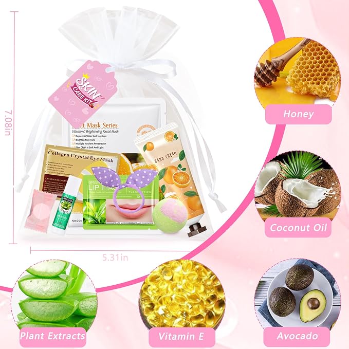 160 PCS Spa Party Supplies for Girls Women, Include Facial Mask, Hand Creams - Image 4