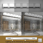 Tipace 6 Lights Dimmable LED Modern Vanity Lights - Image 2