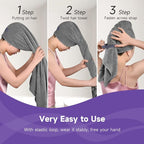 Umisleep Extra Large Microfiber Hair Towel - Image 2