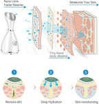 Facial Steamer for Facial Deep Cleaning, Moisturize, Unclog Pores, Face Spa - Image 2