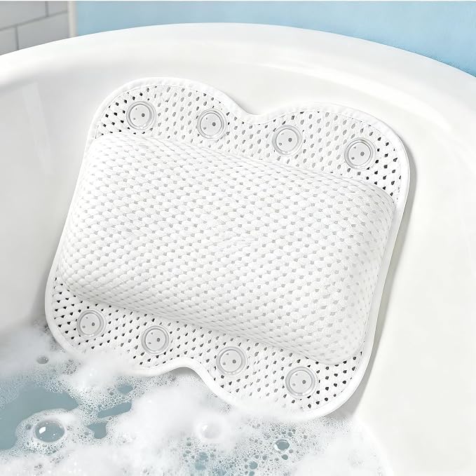 Bath Pillow Non Slip Spa Bathtub Head & Neck Rest Support, Headrest by ELTONGUU
