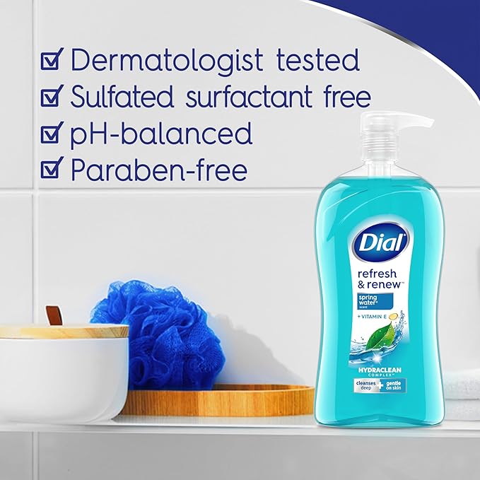 Dial Body Wash, Refresh & Renew Spring Water, 32 fl oz - Image 4