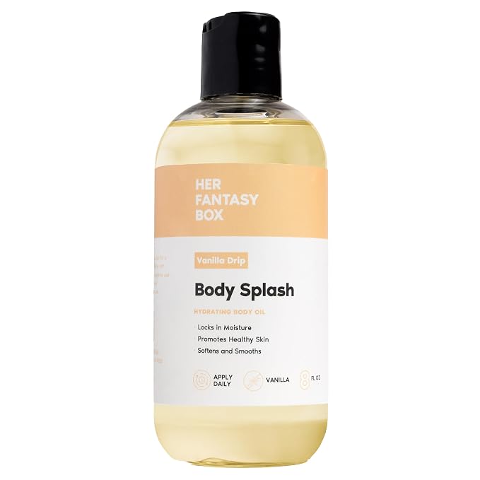 Her Fantasy Box | Body Splash Vanilla Drip Fragrance Oil – Warm Vanilla Sugar by HERFANTASYBOX