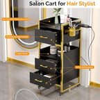 OmySalon Salon Trolley Cart, Hair Styling Station - Image 3
