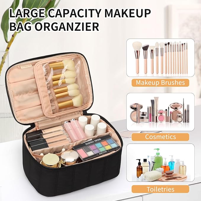 OCHEAL Black Makeup Bag - Image 4