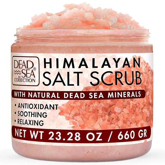 Dead Sea Collection Himalayan Salt Scrub – Exfoliating Body Scrub by DeadSeaCollection