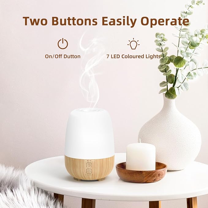 SEEDSEEL 150ML Cordless Essential Oil Diffuser, Built-in 6000mAH Rechargeable - Image 5