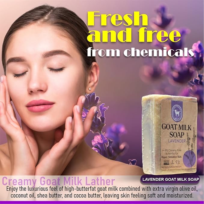 Honey Sweetie Acres Lavender Goat Milk Soap - Image 3
