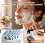 2 Pack Silicone Face Scrubber, 2 in 1 Facial Cleansing Brush & Face Mask - Image 2