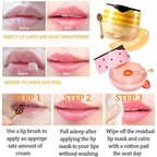 2 Pack Bee Lip Balm Honey Pot, Honey & Strawberry Lip Mask Propolis Lip Mask - Image 5
