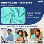 REVIX 6 * 12" Moist Heating Pad Microwavable, Reusable Microwave Heating Pads - Image 5