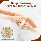 SAMEBUTECO 4 Pack Dry Body Brushing Brushes, Natural Bristle Exfoliating Scrub - Image 5