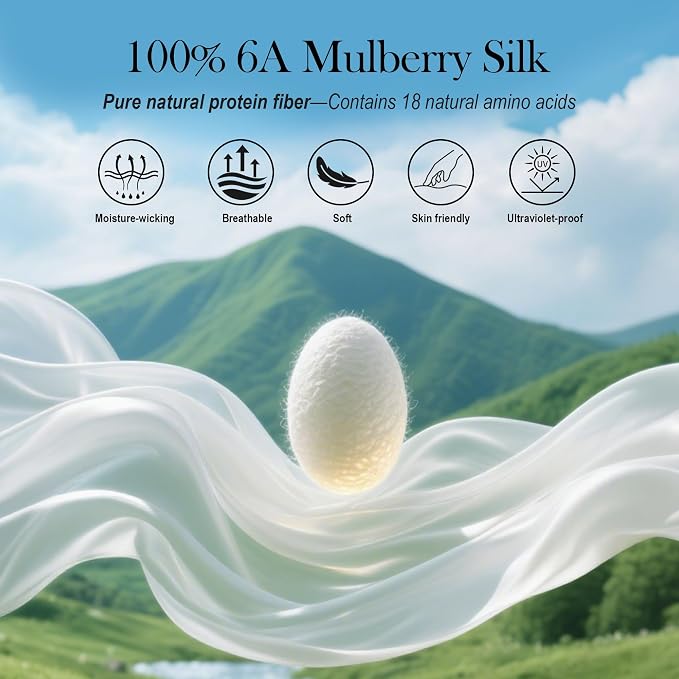SilkDream 100% Mulberry Silk Sleep Mask Eye Mask - Image 2